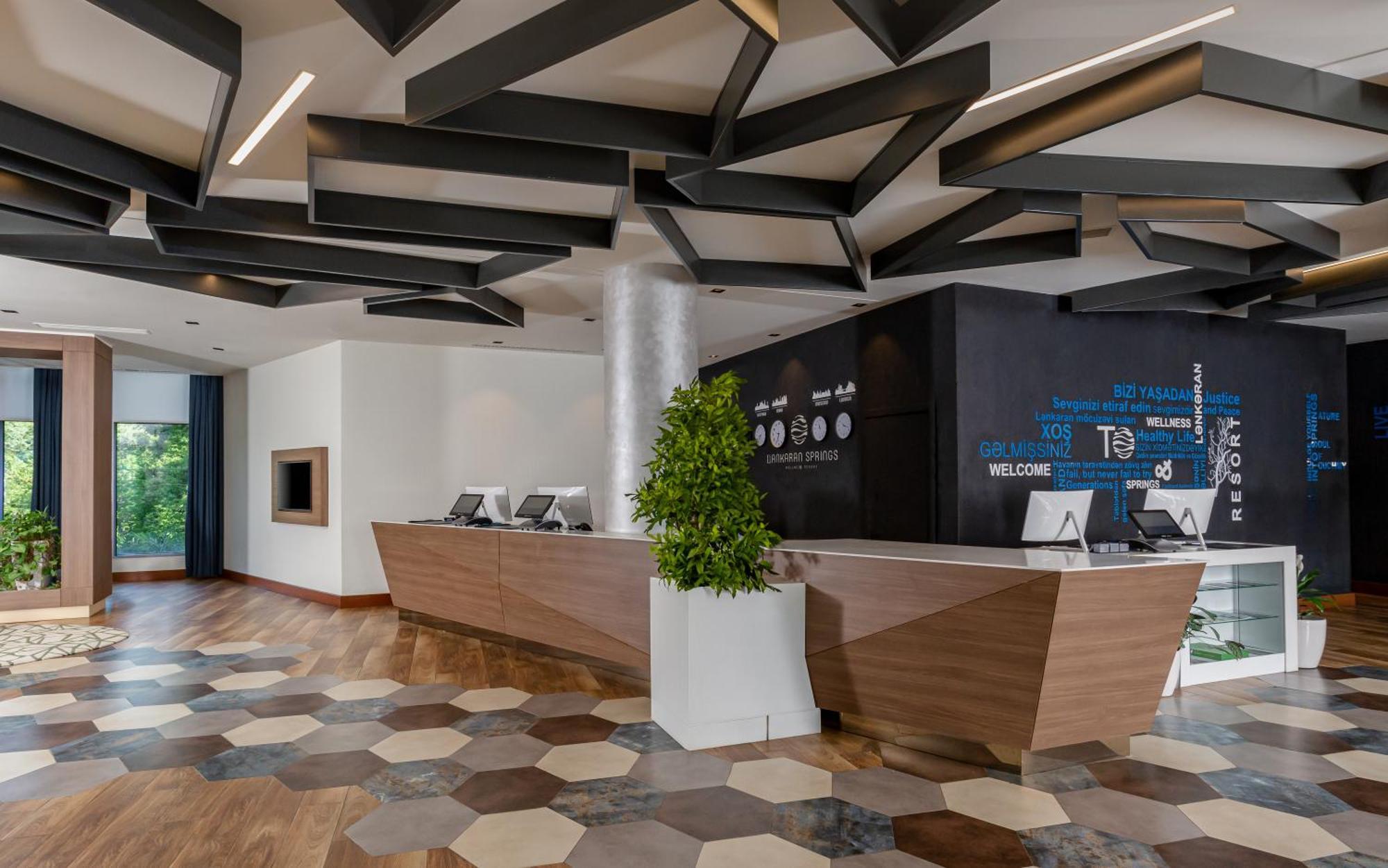 Lankaran Springs Wellness Resort Экстерьер фото Reception